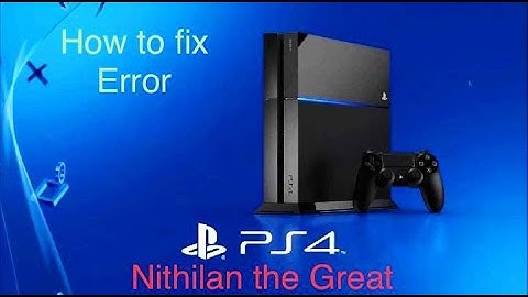 How to Fix PS4 upload error