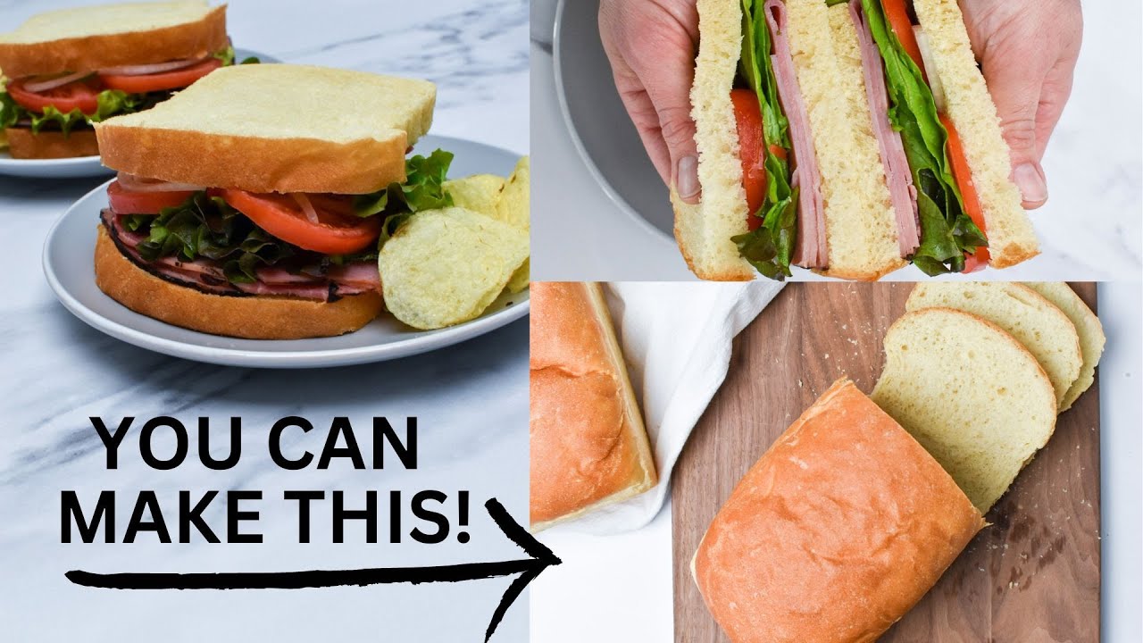 ITALIAN SANDWICH BREAD RECIPE that Holds Together for Big Yummy Sandwiches!
