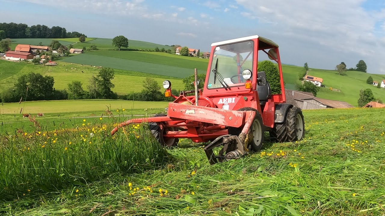 Aebi TT33 | Doppelmesser Balkenmähwerk | Heu mähen