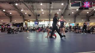 Audrey's third match Come and Take it Duals, 160+ in Bryan, TX 1.11.26
