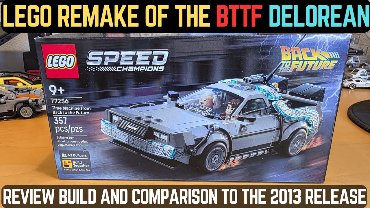 LEGO Finally Fixed the DeLorean! (Speed Champions 77256 Unboxing) Best LEGO Remake?