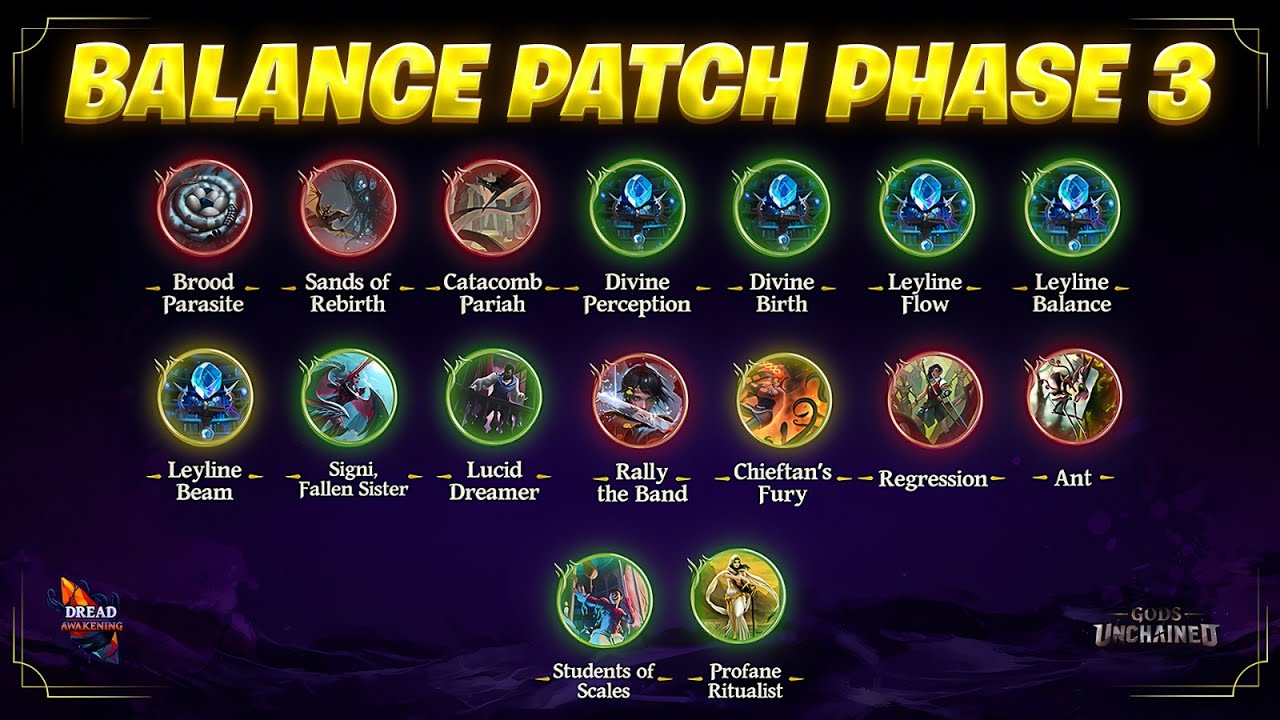 Dread Awakening Patch Notes 3.0 | Gods Unchained Aldous