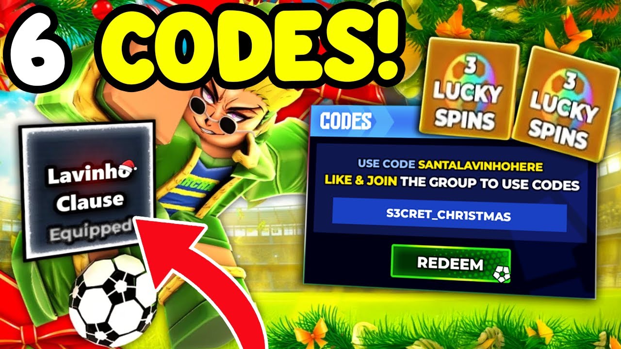 NEW CODES* ALL WORKING XMAS CODES FOR BLUE LOCK RIVALS! BLUE LOCK