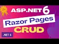 Aspnet core razor pages crud  net 6 razor pages crud using entity framework core and sql server