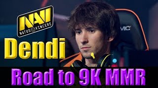 Navi Dendi Road to 9K Ranked Match Dota 2 LIVE PRO GamePlay