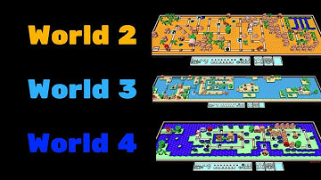 Super Mario Bros. 3 Map Comparison