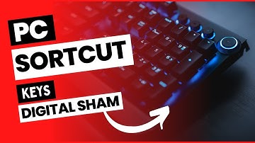 Undo & Redo Shortcut Keys | Digital SHAM