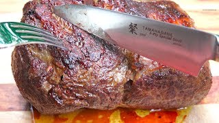 Уругвайский стейк против японского ножа против итальянского ножа