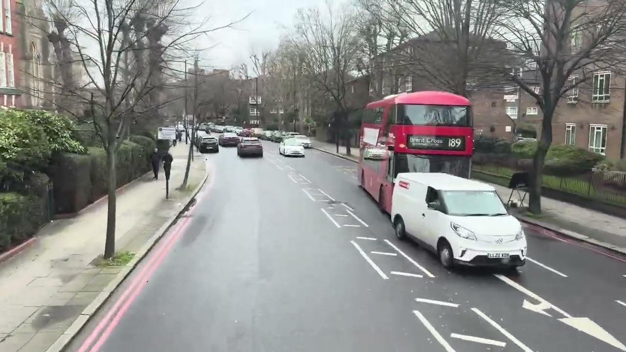 London Bus Ride Route 189 from Belsize Road to Baker Street / London Bus Journey / London Bus Tour