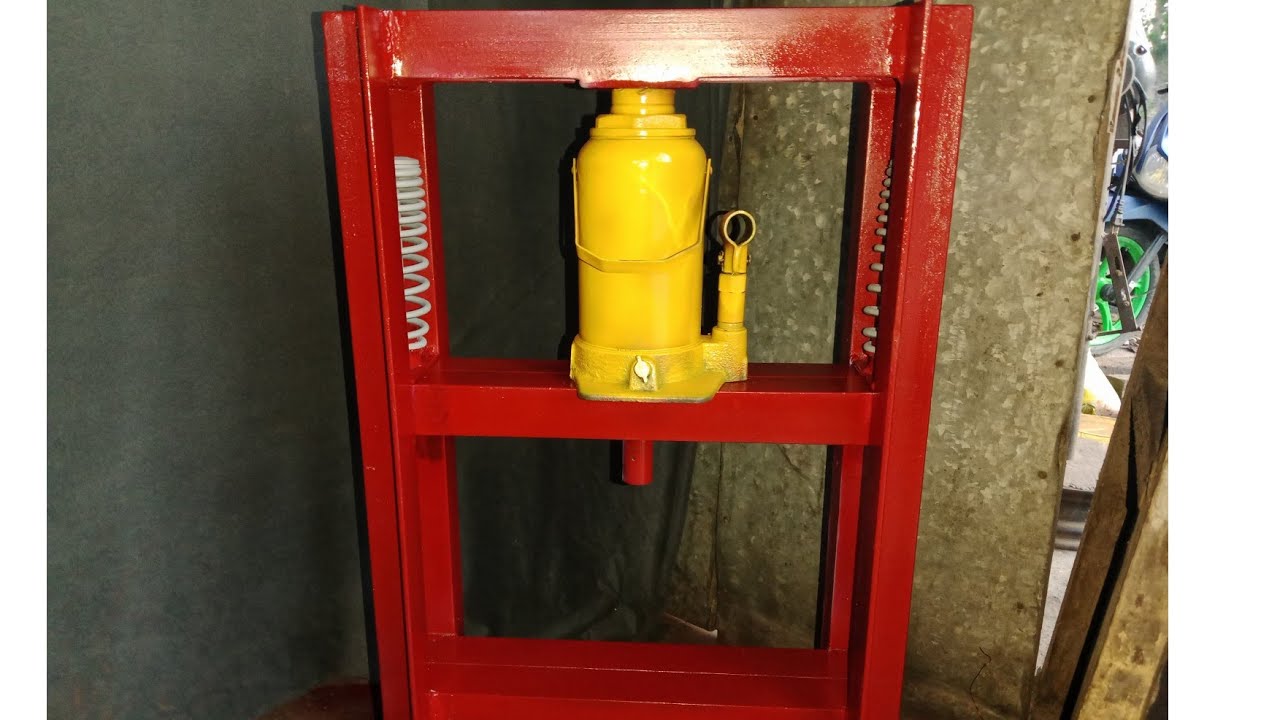 30Tons DIY Press from scrap metals