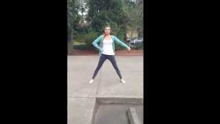 KHS cheer tryouts 2014