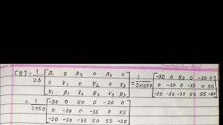 Problem on Stress-Strain-Displacement relationship for 3 noded triangular element (Lecture 1)