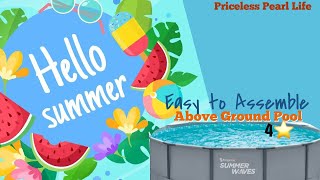NEW | ABOVE GROUND POOL ASSEMBLY | SUMMER FUN | Beat the HEAT | Make a Splash on the Johnson Ranch