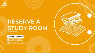 Reserve a Study Room at McKee Library