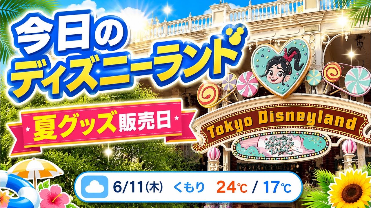【最終値下げ】【超貴重非売品】東京ディズニーランド　開園前　パンフレット 今日のディズニー】開園前のランドの様子をリアルタイム確認【2026.6