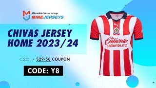 Chivas Home Jersey 2023/24--Minejerseys Unboxing Review #Chivasjersey #Chivasfc #soccer #cheapjersey