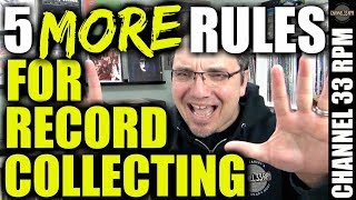 THE 5 OTHER RULES I FOLLOW when buying records (Pt. 2)