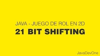 Java - Juego de rol 2D - 21 Bit shifting
