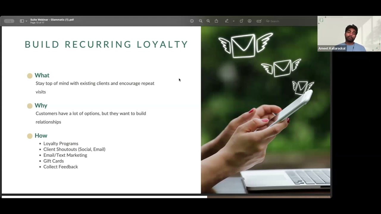 Glammatic Tutorial: How to Build Recurring Loyalty