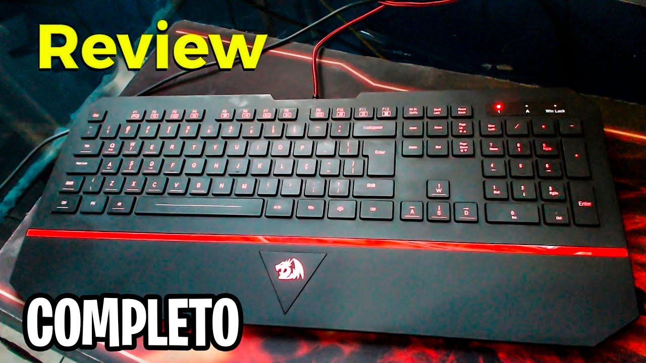 Review teclado Redragon Karura K502 - Teclado slim com iluminação - YouTube