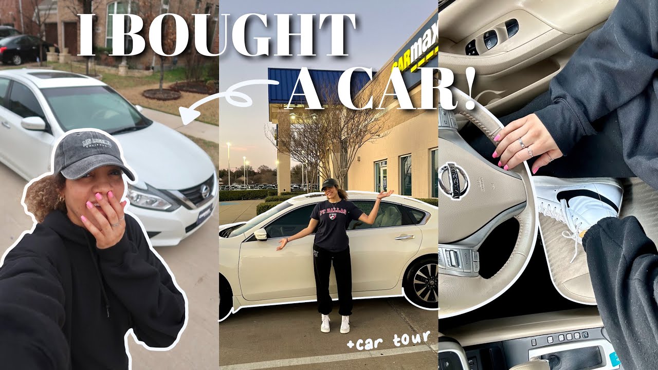 I BOUGHT MY FIRST CAR! + CAR TOUR - YouTube