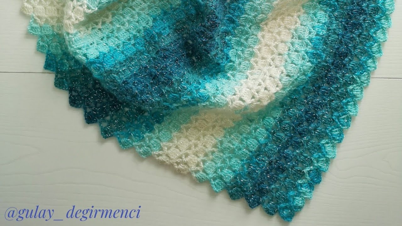 BAKTÜS ŞAL YAPIMI /ŞAL MODELLERİ /Crochet shawl