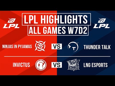 LPL Highlights ALL GAMES Week 7 Day 2 | LPL Spring 2024