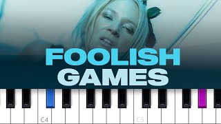 Jewel - Foolish Games (piano tutorial)