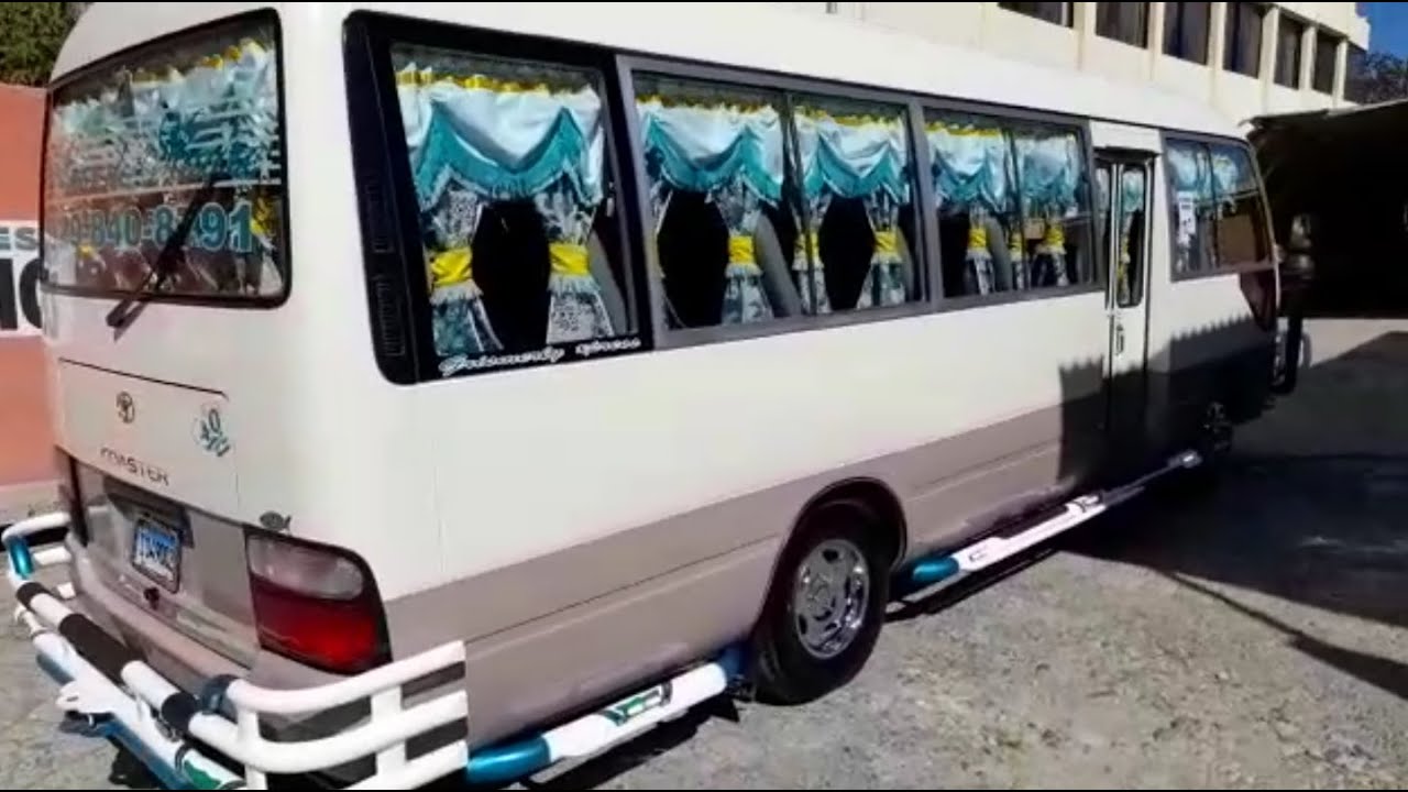TOYOTA COASTER Alfredo Tours Bien De Flow (Guáguas) YouTube