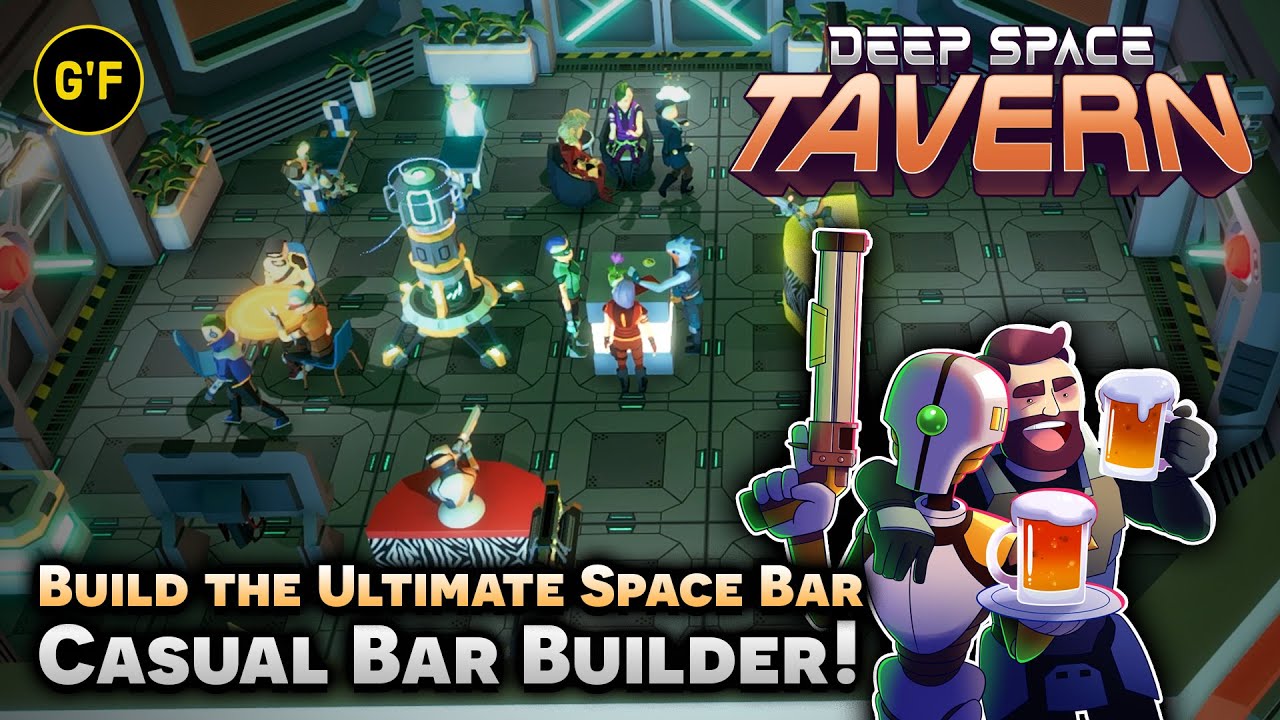 Build & Design Your Own SPACE BAR! [ DEEP SPACE TAVERN ] Gameplay
