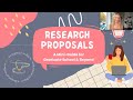 Research proposals a miniguide