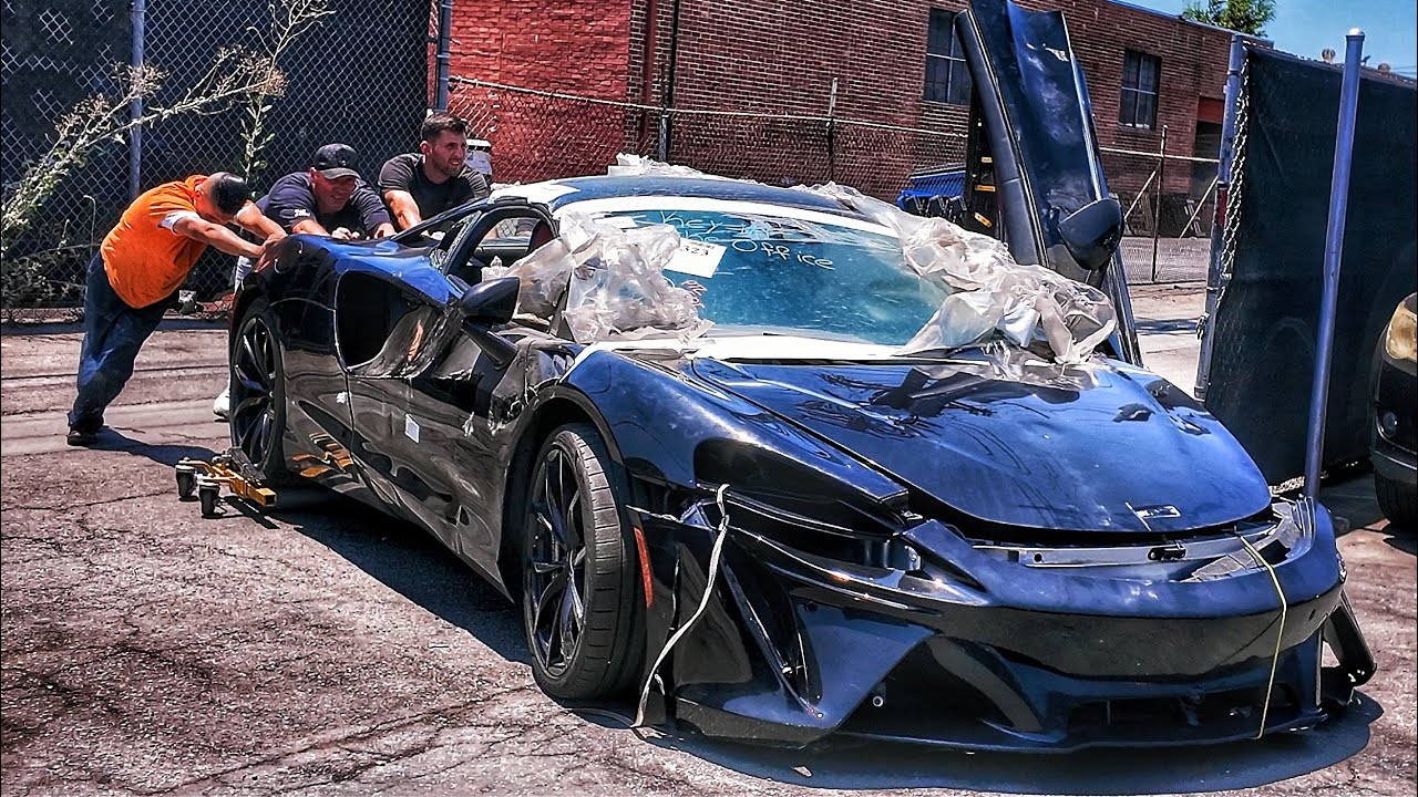 Купил разбитый McLaren! Мой первый СУПЕРКАР!