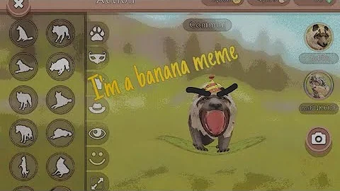 Wildcraft - I'm a banana meme