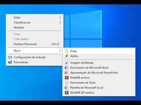 Como Criar uma pasta na área de trabalho - YouTube