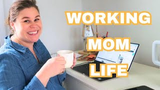 WORKING MOM MORNING ROUTNE | CO-WORKING WITH KIDS