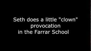 Clown laughter  in the Farrar School