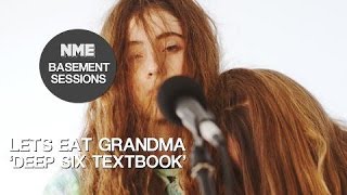 Lets Eat Grandma, &#39;Deep Six Textbook&#39; - NME Basement Sessions