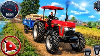 Village Tractor Driving Games 3D - Tractor Wala Game: Real Farm Transport Driving Sim: Android Games screenshot 4