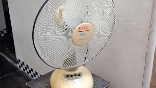 Table fan cleaning and oiling in easy method