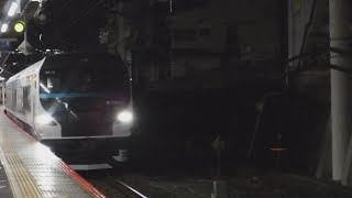 横須賀線普通久里浜行きE235系1605SF-02と回送E257系NA-12、湘南新宿ライン普通宇都宮行きE231系2554YU518、横須賀線普通久里浜行き1742SY-23がJR逗子駅から発車！