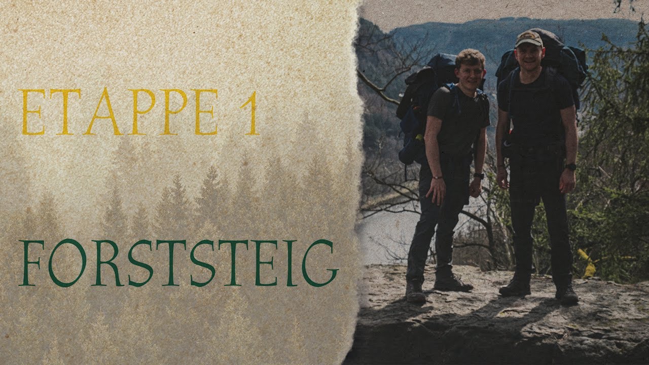 Forststeig - Trekking im Elbsandsteingebirge (Etappe 1) // Schöna - Taubenteich Biwak
