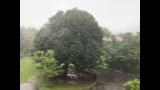 Orange rainfall warning here