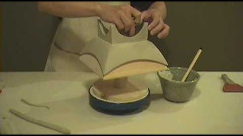 Hand Built Square Plate by Bamboo Tools Pottery