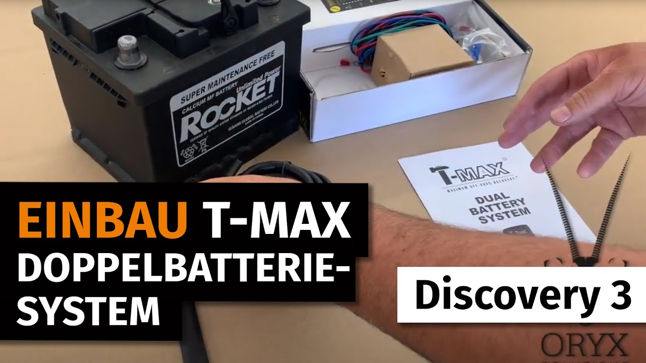 T-MAX Doppelbatteriesystem, Bergen, Sandbleche, Wagenheber, Fahrzeugtechnik