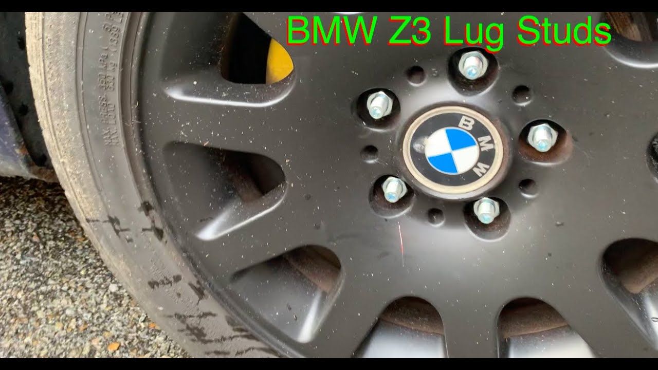 bmw z3 - lug studs - YouTube