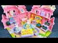 7-Minute Satisfaction Cute Bunny Castle Unboxing Toy ASMR | Toy Review