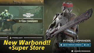 New Helldivers 2 Warbond Python Commandos!!!!
