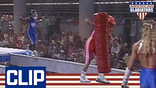 Contender Makes A Mistake In The Womans Championship Final American Gladiators