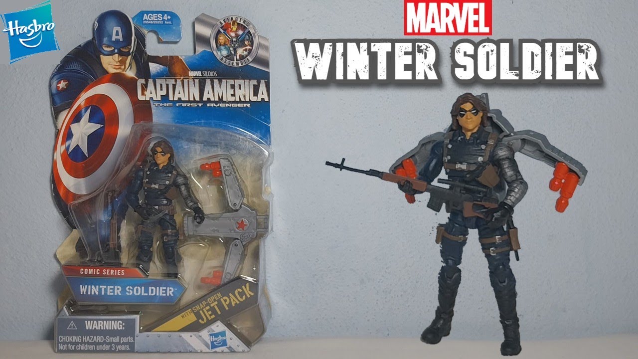 Hasbro Comic Series Winter Soldier figure 3.75'' Inch Unboxing and