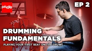 PAISTE CYMBALS - Playing Your First Beat On The Drums - Drumming Fundamentals with Dimitri Fantini